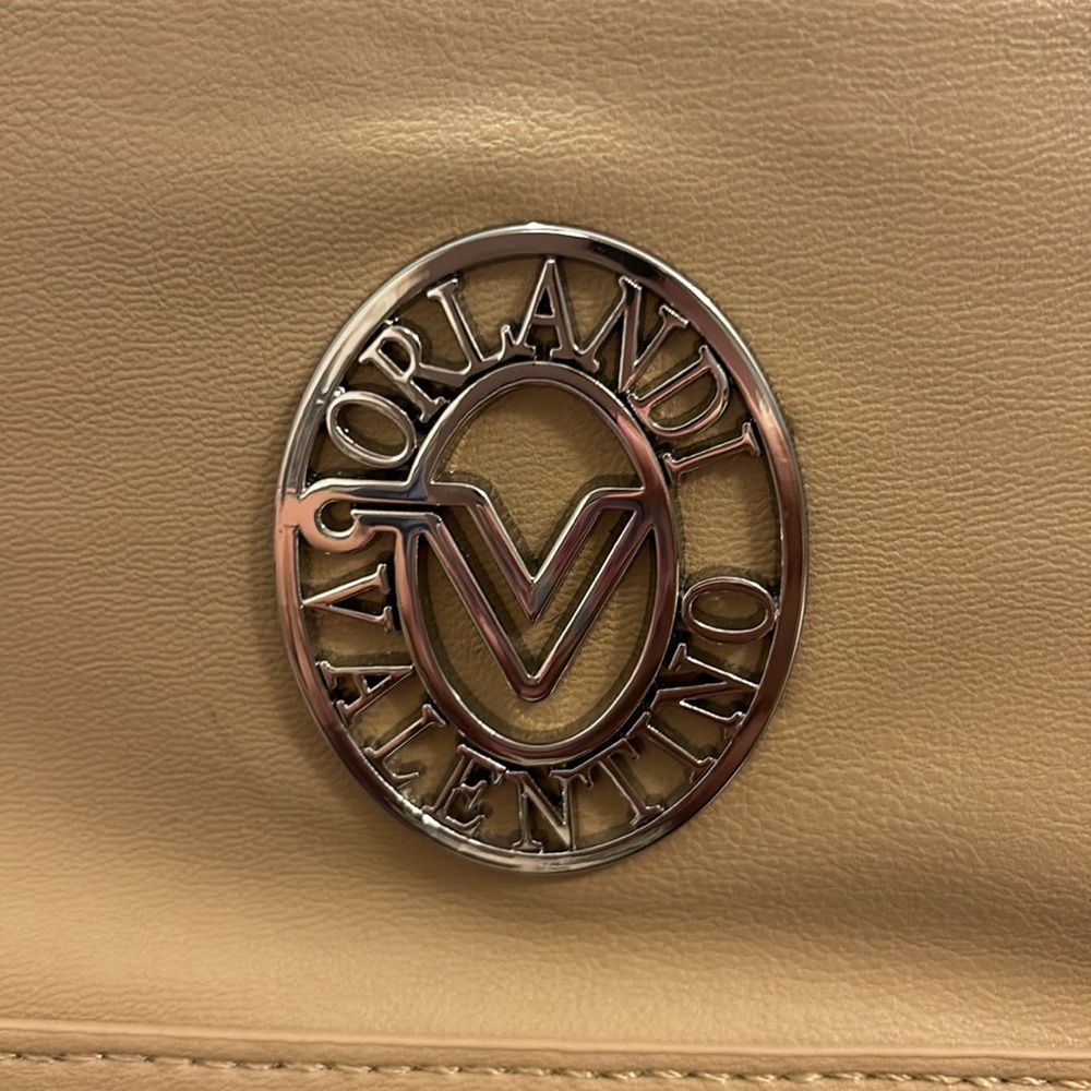Valentino Orlandi Tan Crossbody & Card Holder NEW - Picture 13 of 14